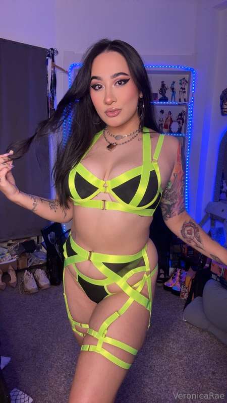 first half of the neon green set I think this is my favorite..
