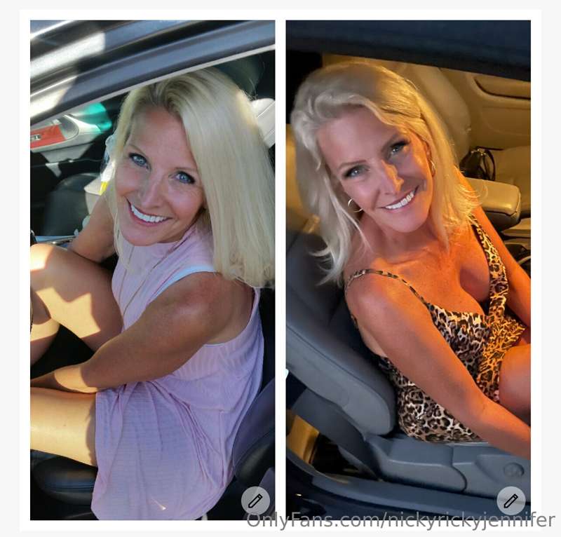 It’s MILF MONDAY 🥰🥰
😇 5 years ago - getting out of my car.
😈..
