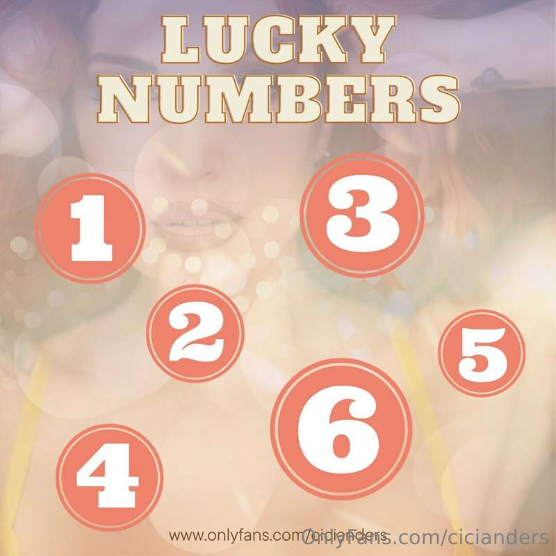 ***LUCKY NUMBERS - $10 PER PLAY*** **AVAILABLE PRIZES BELOW*..