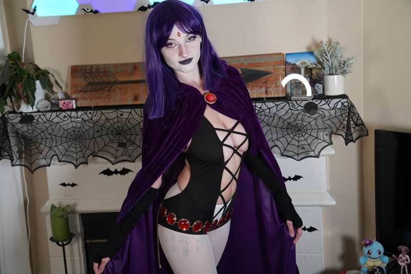 SEXY RAVEN cosplay picsss, lewds only, but still so hot 19
