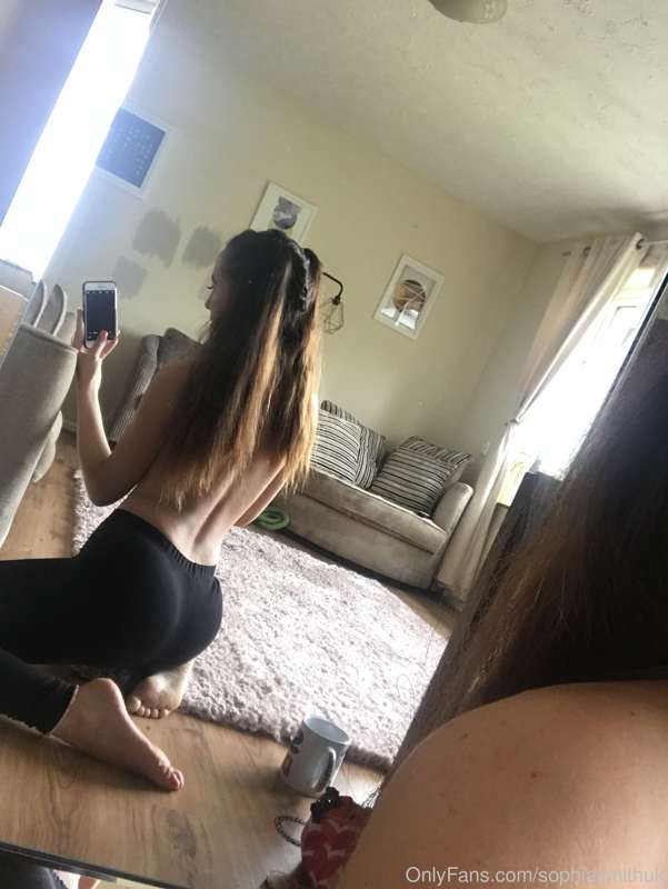 pigtails and a very peachy posterior! 1