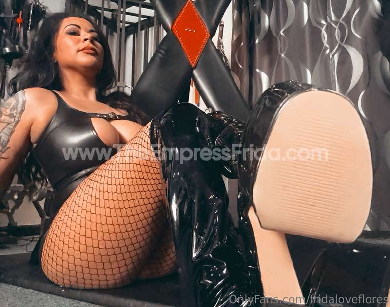 If you behave I’ll let you lick the bottoms of My boots 🖤