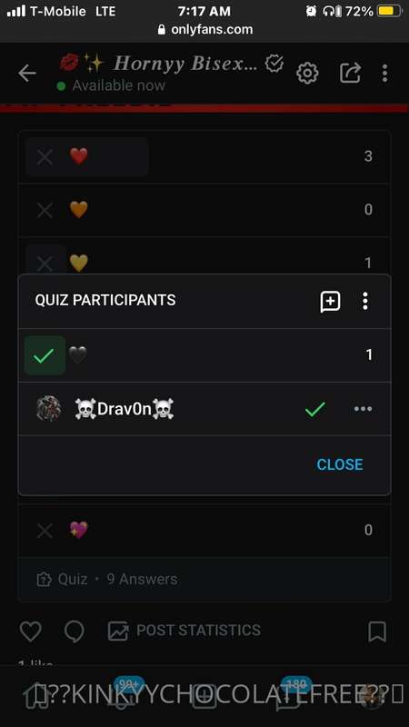 Congratulations to my only winner for a trial to my VIP for ..