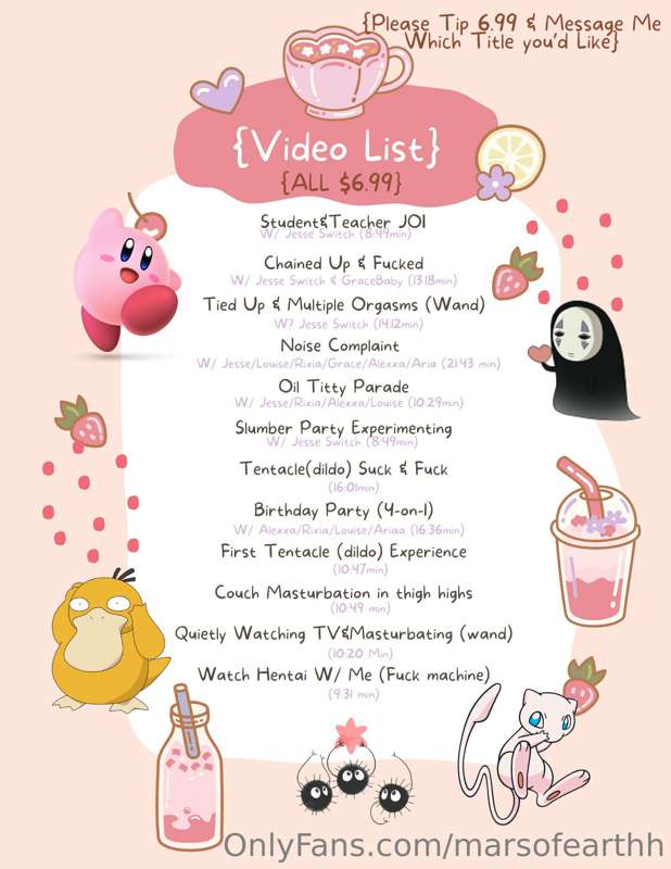 ***In Case You missed Them***
**Recent Lists**
(Or DM me ! 💕..