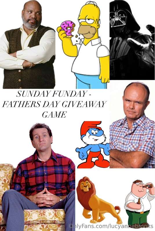 SUNDAY FUNDAY - FATHERS DAY GIVEAWAY GAMEToday there are 100.. 1