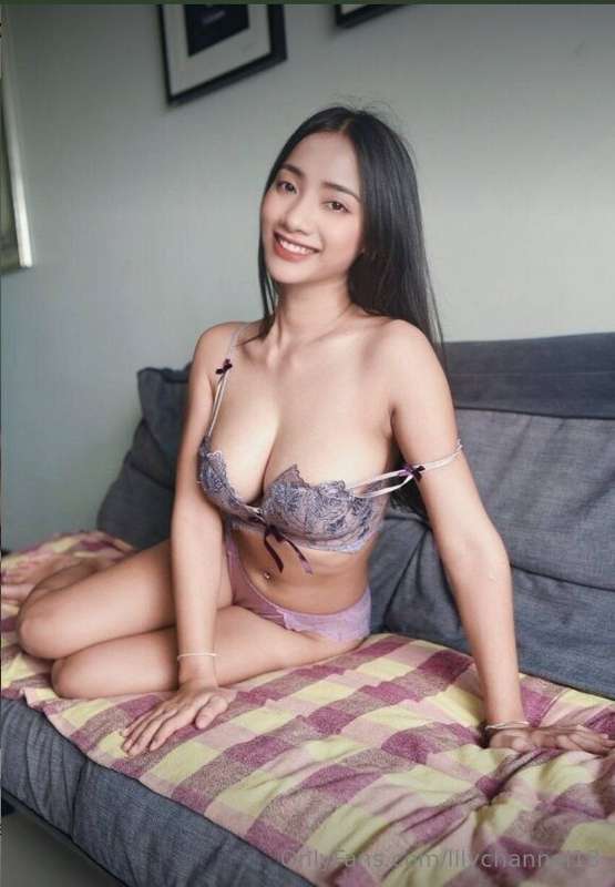 Busty Asian slut wants you to slide your dick between those .. 1