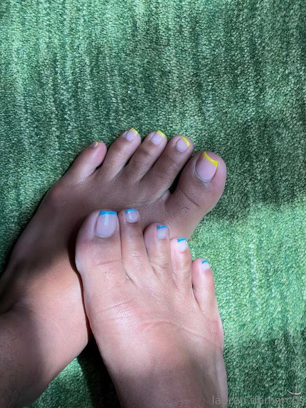 a year of pedicures!! 1