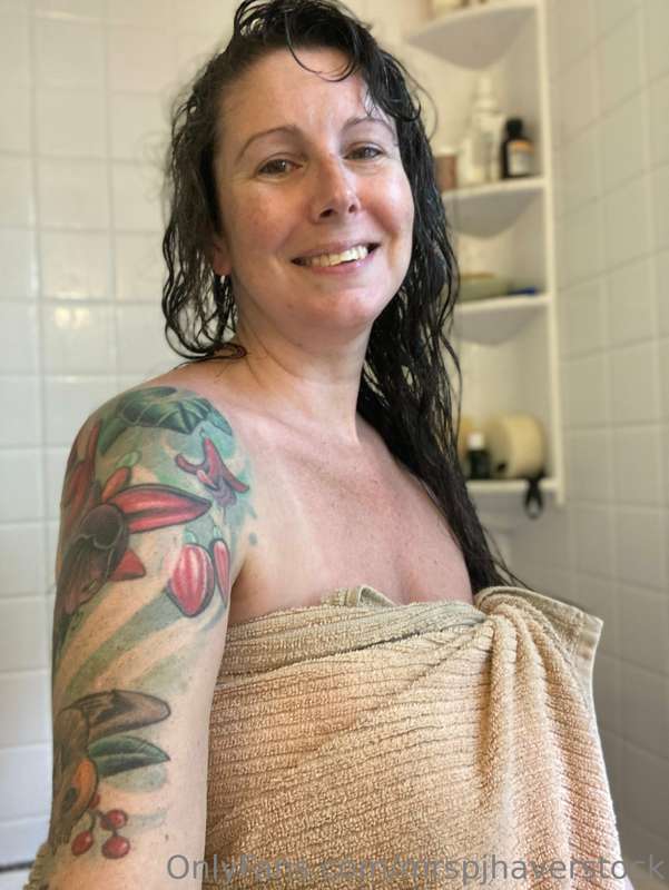 Shower fresh!  I just feel so much better after a shower at ..