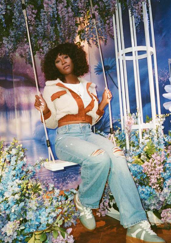 sweater’s cozy, but my body’s heating up on this swing. jean..