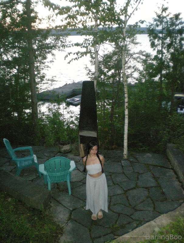 Went to my friend’s cabin, and just had to go in the private.. 6