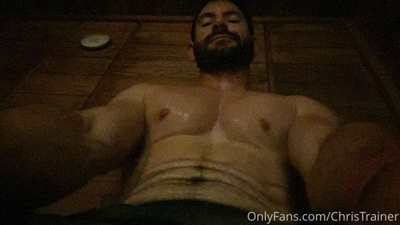 Found myself alone in the sauna today.

How about you come j.. 4