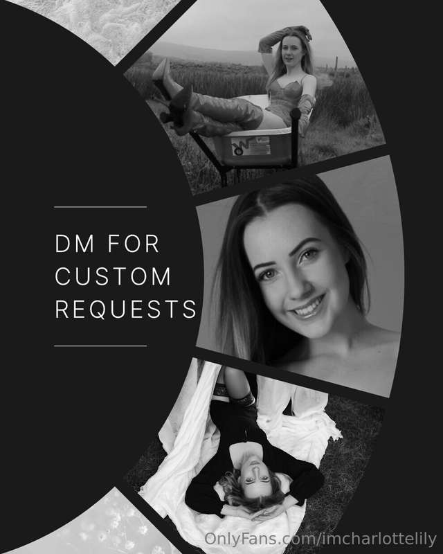 I love making custom requests! Indoors or outdoors...DM me i..