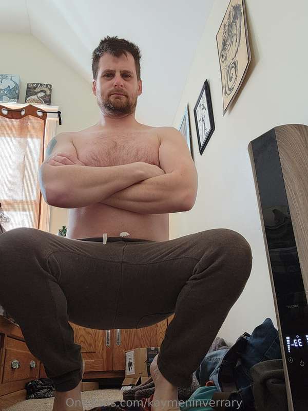 Having some fun as I get dressed. 2