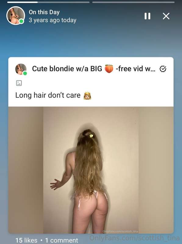 I find it hilarious OnlyFans now do throwbacks 😂 😂 1