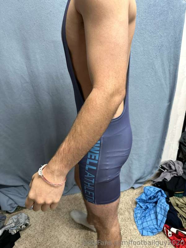 Wrestling singlet wearing private! 22