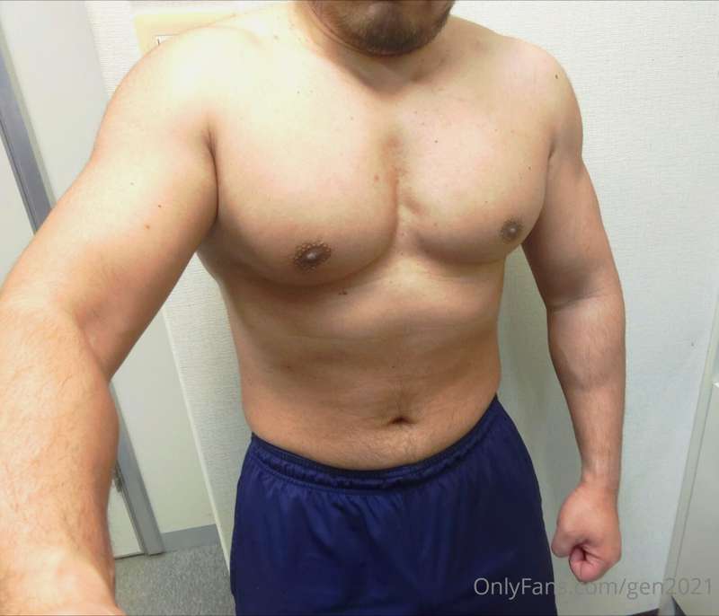 全裸トレーニング撮るのいつも忘れる・・・ｗ 1