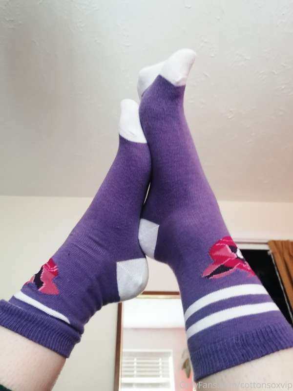 I bought myself Fortnite socks the other day. I'm officially..