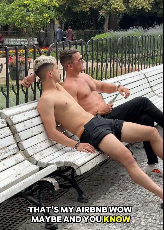 Cute guy was tanning in park so i gave him offer he could no..