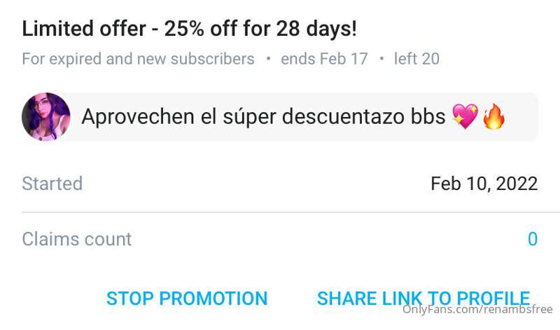Renambsfree - Onlyfans - 11 Feb, 2022