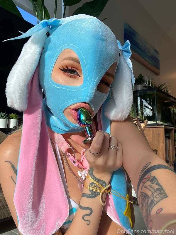 Ski bunny mask set 🦋💦🐰🖤 pt. 4 22