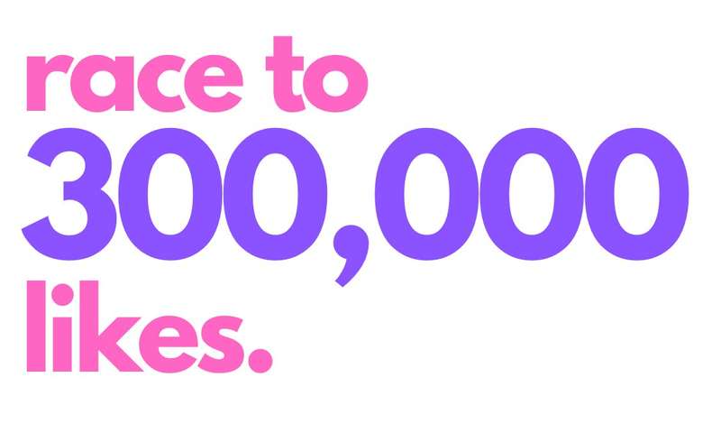 I REALLY want to hit 300k likes by the end of the month, and..