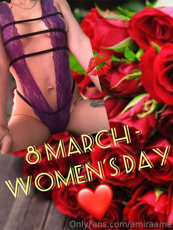 You want to spoil me on women’s day?🌸 Buy me ROSES🌹 and CAND..
