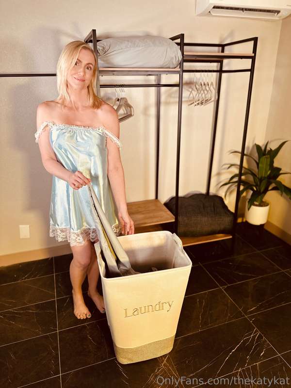 You do the laundry; I’ll wear skimpy clothing. It’s a win-wi..