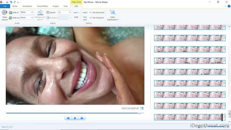 Good morning. I am editing a brand new 10 minute video today.. 2