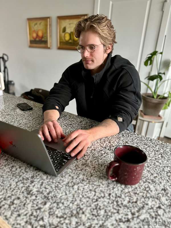 Good morning from daddy! 😚 he’s hard at work, and lucky for ..