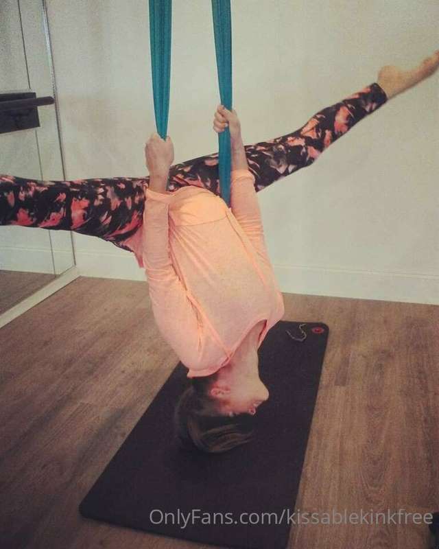 Another fun fact: I do aerial fitness! These are old pics an..