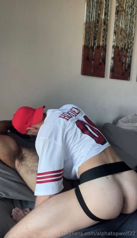 This jock bottom came up to me and once I saw this outfit an.. 6