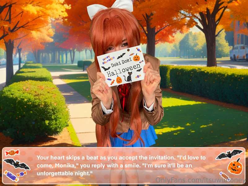 Doki Doki Halloween! (choose your own adventure) Part one - .. 5