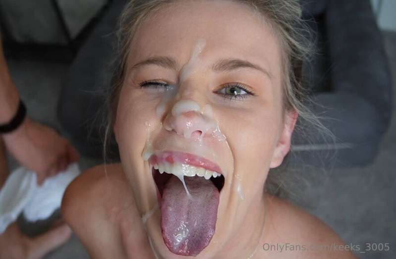 do you like seeing my face covered in cum?