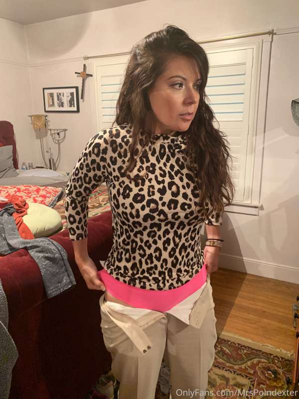 I wore my pink panties that I bought yesterday. I like them,.. 2