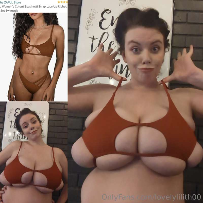 What I ordered vs how it fit 😅 sorry about the face 😋