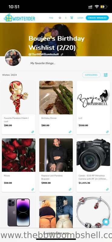 My birthday is tomorrow on 2/20 🎂 I updated my wishlists wit..