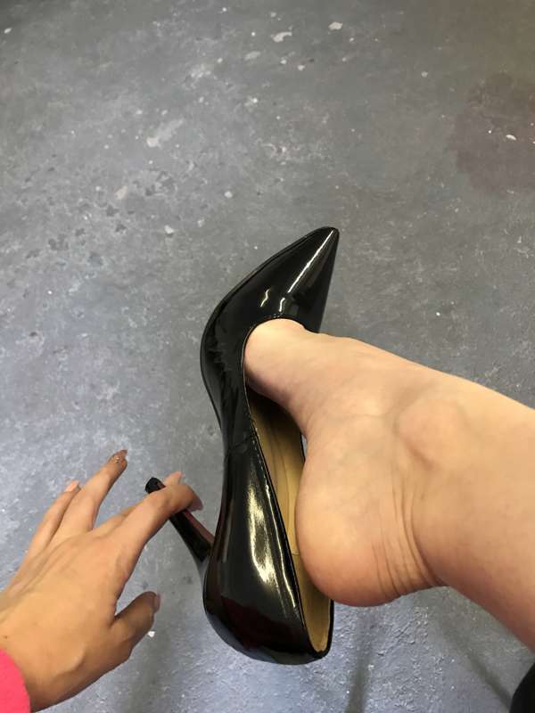 Red sole stilettos 7