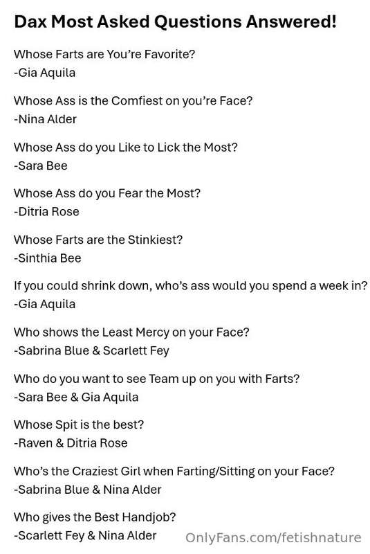 If you have questions you want Answered! List them below! 