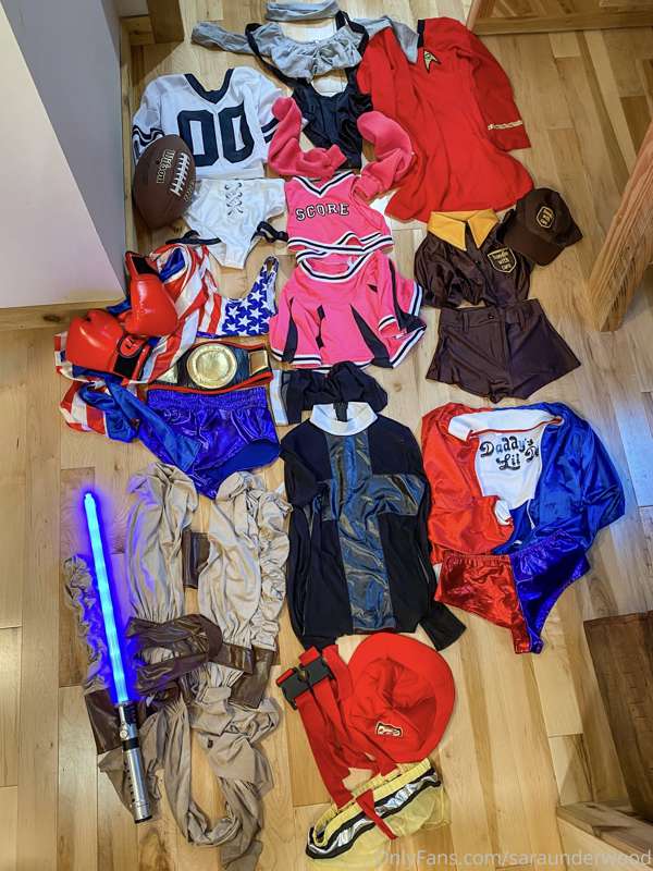 Here are SOME of the costumes I had on (and off) this Octobe..