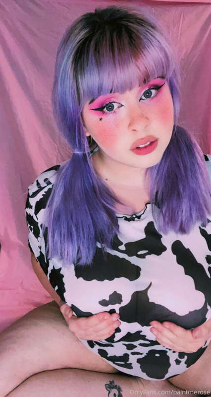 Cute cow pics 🤍🖤😉 7
