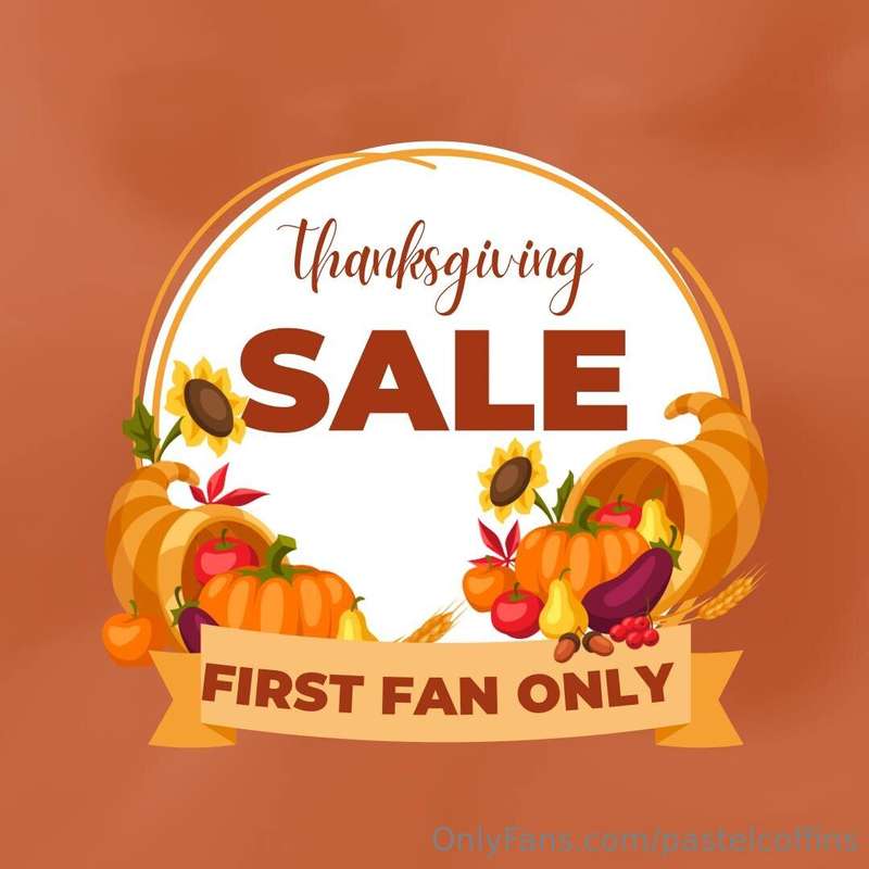 THANKSGIVING SALEFirst fan to tip $10 gets $350 worth of con..