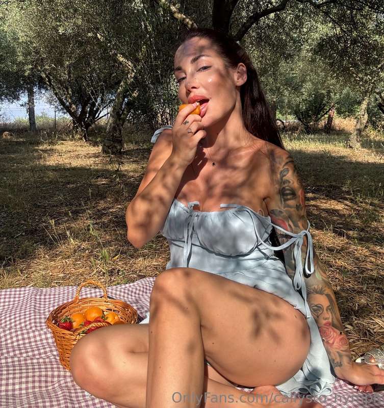 Fresh fruit or… me? 🍓🍑One’s sweet, juicy, and full of vitami..