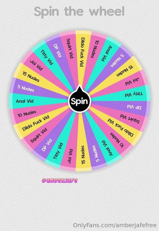 😈 SPIN THE WHEEL BABY 😈Win a prize everytime ! 😍I want to sh..