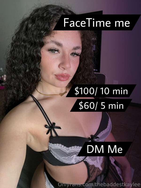 FaceTime me baby 😘