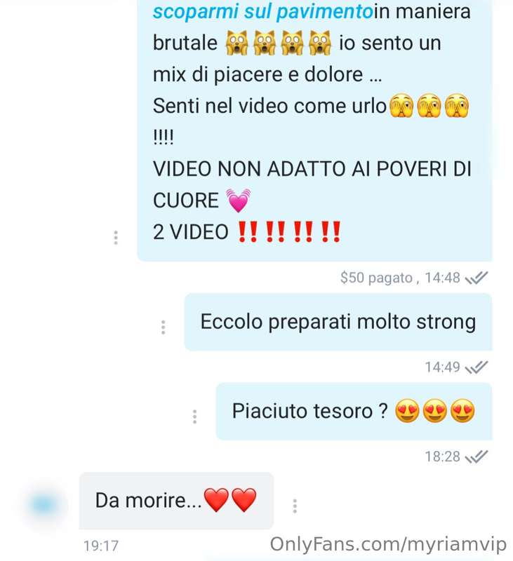 ***UN PO DI FEEDBACK DA PARTE VOSTRA*** un enorme grazie per..