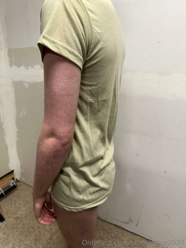 The private doing a little stripping down to his military br.. 23
