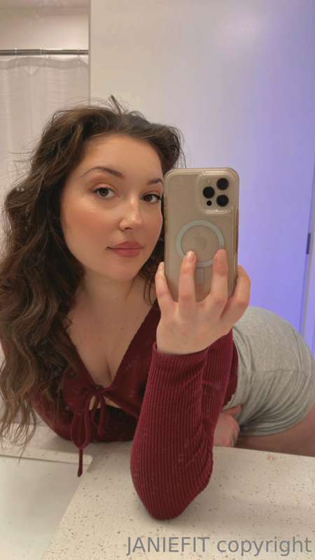 Titty almost fell out this shirt today lol