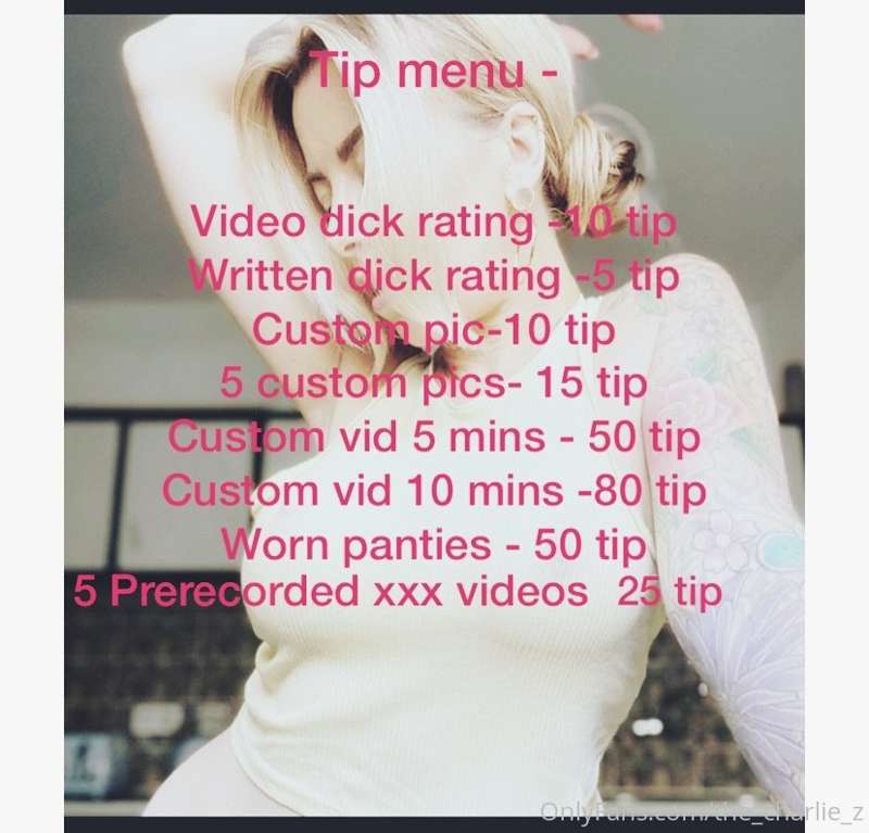 Tip menu