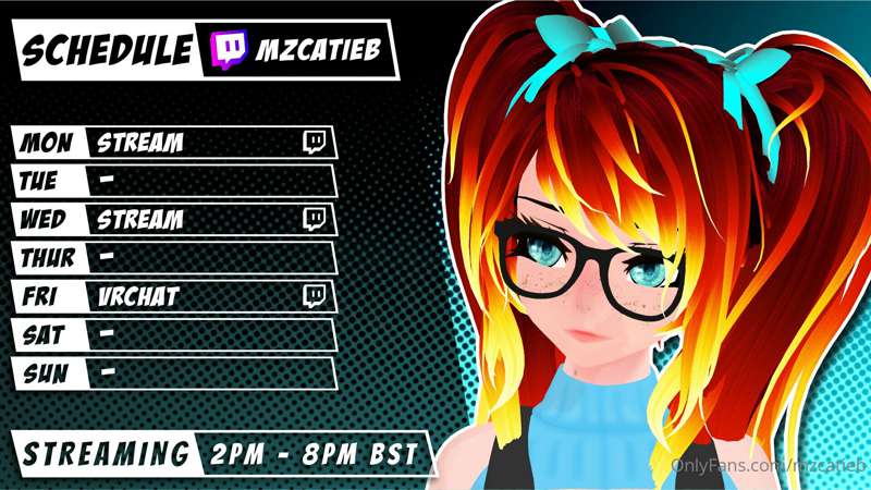 New Stream Schedule