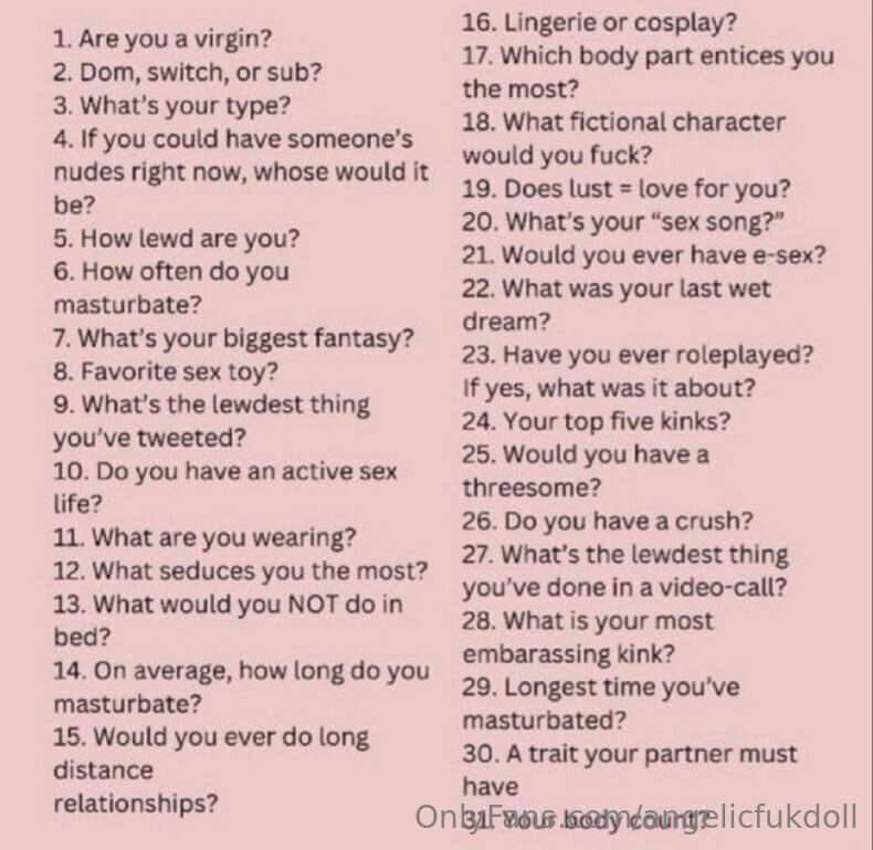 I thought this would be kinda fun :) comment a # on this pos..